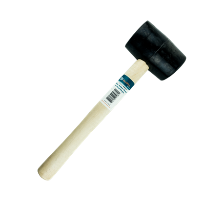 24 Oz Rubber Mallet Wood Handle